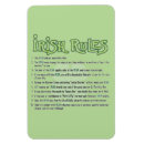 Search for st patricks day rectangular magnets Irish