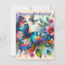 Search for blue butterfly birthday cards Floral
