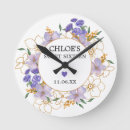 Search for lilac purple clocks Stylish