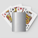 Search for metal playing cards Steel