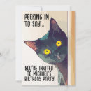 Search for peek a invitations Cat