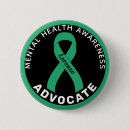 Search for mental health awareness ribbon badges Support