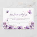 Search for butterfly baby shower diaper raffle Lavender
