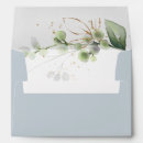 Search for dusty blue 5x7 envelopes Elegant nature botanical