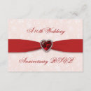Search for 40th rsvp cards Red