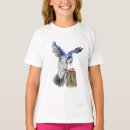 Search for blue jay bird tshirts Watercolor