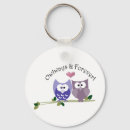 Search for love owls key rings Valentine