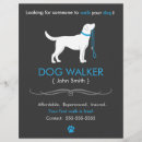 Search for flyers Dog walking