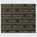 Search for floral christmas wrapping paper Black