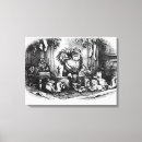 Search for santa claus canvas prints Cat