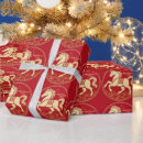 Search for chinese new year wrapping paper Fire horse