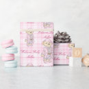 Search for teddy wrapping paper Pink