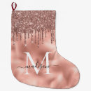 Search for gold glitter monogram christmas stockings Monogrammed