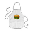 Search for cartoon hamburger aprons Food