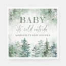 Search for baby its cold outside napkins Watercolor