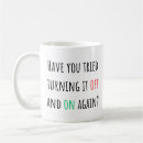 Search for computer tech mugs Help desk