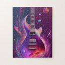 Search for music notes puzzles Guitar