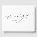 Search for elegant wedding guest books Modern