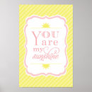 Search for you are my sunshine posters nursery posters Song