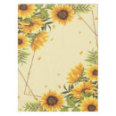 Search for sunflower tablecloths Rustic