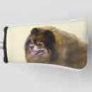 Search for pomeranian golf head covers Dog