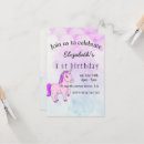 Search for purple fairy invitations Unicorn