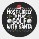 Search for golf play stickers Xmas