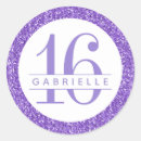 Search for purple sparkles stickers Birthday