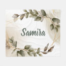 Search for green and gold blankets Greenery