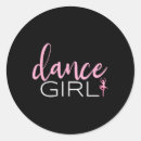 Search for dancer round stickers Danceparty