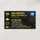 Search for engine repair business cards Auto body shop