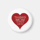 Search for red hearts magnets For her