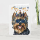 Search for yorkshire terrier dog birthday cards Pets