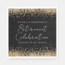 Search for black and gold napkins Surprise party