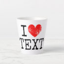 Search for love logo mugs Typography