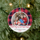 Search for tartan christmas tree decorations 2 photo