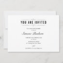 Search for black and white graduation invitations Classic