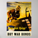 Search for war bonds posters Flying