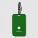 Search for irish luggage tags Clover