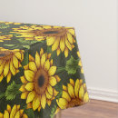 Search for sunflower tablecloths Rustic