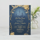 Search for royalty invitations Blue and gold