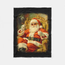 Search for vintage santa blankets Colorful