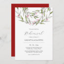 Search for winter rehearsal dinner invitations Botanical