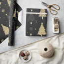 Search for black christmas wrapping paper Gold