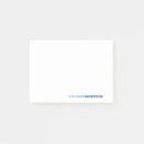 Search for name post it notes Blue