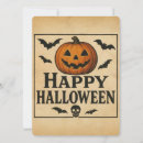 Search for pumpkin 7x5 invitations Retro