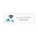 Search for blue elephant return address labels Modern