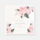 Search for blush floral napkins Baby shower