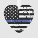 Search for thin blue line christmas tree decorations Leo
