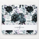 Search for black designs mouse mats For her